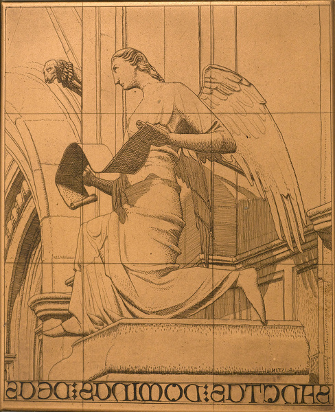 Artist Robert Austin: The Angel of Saint Matthew, Orvieto, 1924