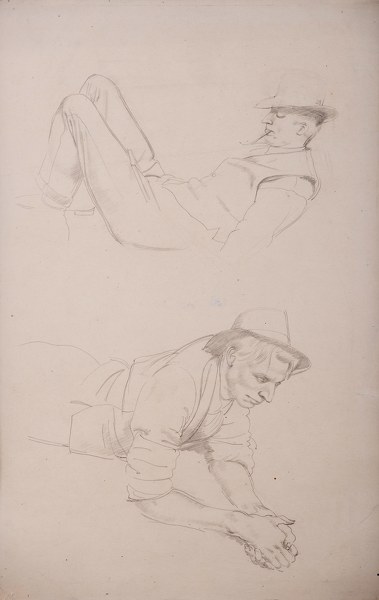Artist Winifred Knights: Portrait Study of Colin Gill, c.1921