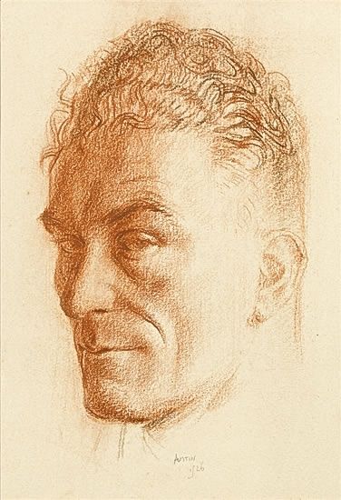 Artist Robert Austin: Portrait of James Woodford, 1926