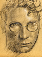 Artist Stanley Lewis: Self-portrait, c.1930
