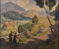 Artist Edward Irvine Halliday: Above Seath Waite, May 1932