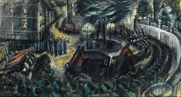 Artist Alan Sorrell (1904-1974): Procession: Rome, 1931