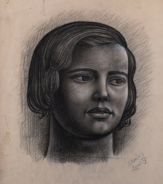 Artist Stanley Lewis (1905 - 2009): Edith circa 1930