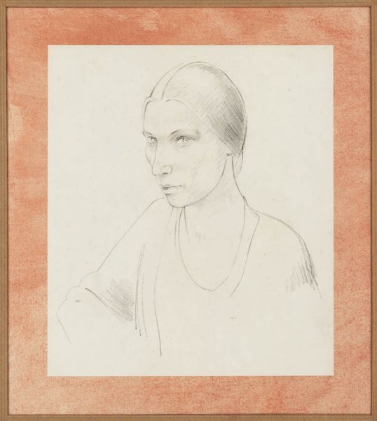 Artist Winifred Knights (1899-1947): Self Portrait, circa 1920