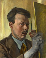Artist Alan Sorrell: Self-Portrait, late 1930s