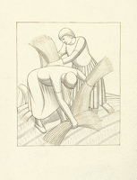 Artist Frederick Austin: Preliminary drawing for [title 7736]