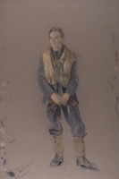 Artist Alfred Kingsley Lawrence: Sergt. Pilot J.C. McWilliams, 1942